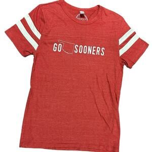 OU University of Oklahoma Women’s Size Medium Short Sleeve Red T-Shirt